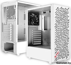XPG VALOR AIR WHITE (VALORAIRMT-WHCWW) (Midi-Tower, белый, TG, 120mm fan*4)