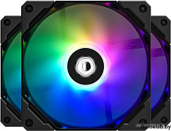 Вентилятор ID-COOLING TF-12025-PRO-ARGB TRIO (3 in 1) 120x120x25мм (20шт./кор, PWM, резиновые углы, 