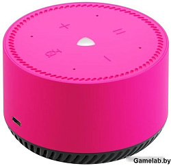 Умная колонка Yandex Станция Лайт Алиса розовый 5W 1.0 BT 10м (YNDX-00025N)