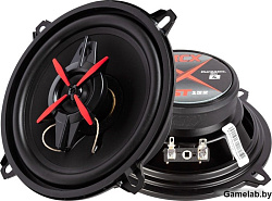 Колонки автомобильные Kicx ST 132 80Вт 89дБ 4Ом 13см (5дюйм) (ком.:2кол.) коаксиальные трехполосные