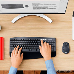 Клавиатура + мышь Logitech MK850 Performance клав:черный мышь:черный USB slim Multimedia (920-008226