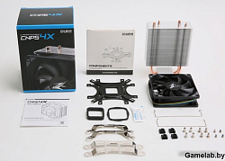 ZALMAN CNPS4X BLACK, 92mm FAN, 3 HEAT PIPES, 4-PIN PWM, 800-2000 RPM, 29DBA, HYDRO BEARING, LGA1700/