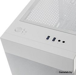 LIAN LI Lancool 205M Mesh White, Medium Case: Micro ATX/Mini-ITX, 2xUSB 3.0, 2xAudio, Included Fans: