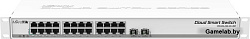  Коммутатор MikroTik CSS326-24G-2S+RM Cloud Smart Switch 326-24G-2S+RM with 24 x Gigabit Ethernet p