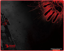 Коврик для мыши A4Tech Bloody B-080S черный/рисунок 430x350x2мм