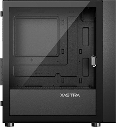 Корпус XASTRA  A305M 3ARGB Black mATX/Mesh/ tempered glass / 2x140mm + 1x120mm ARGB PWM fans/ Door/ 