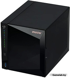 ASUSTOR AS3304T V2 4-Bay NAS/MPl/ARM64 64-bit 1.7GHz/2GBDDR4/noHDD,LFF(HDD,SSD),/1x2.5GbE(LAN)/3xUSB