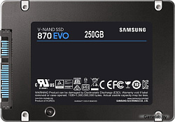 SSD 2.5" 500 Gb Samsung SATA III 870 EVO (R560/W530MB/s) (MZ-77E500BW analog MZ-76E500BW)