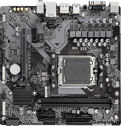 Материнская плата Gigabyte B650M S2H SocketAM5 AMD B650 mATX AC`97 8ch(7.1) GbLAN RAID+VGA+HDMI+DP