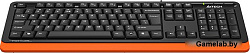 Клавиатура A4Tech Fstyler FKS10 черный/оранжевый USB
