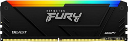 Память DDR4 2x16GB 3200MHz Kingston KF432C16BB2AK2/32 Fury Beast RGB RTL Gaming PC4-25600 CL16 DIMM 