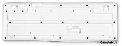 Клавиатура Оклик K225W белый USB беспроводная Multimedia (1875235)