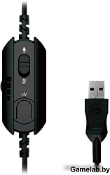 Наушники с микрофоном A4Tech Bloody G570 черный/серый 2м мониторные USB оголовье (G570 USB/ BLACK + 