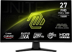 MSI MAG 274CXF 27" 16:9 FHD(1920x1080) VA Curve 1500R,1ms(MPRT),3000:1,100M:1,300nit,178/178,2xHDMI 