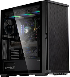 ZALMAN Z10, ATX, BLACK, WINDOW, 2x3.5", 2x2.5", 2xUSB3.0, 1xUSB 3.1 Type-C, FRONT 3x140mm, REAR 1x12