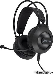Наушники с микрофоном Оклик HS-L300G Black черный 2.2м мониторные USB оголовье (1796949)