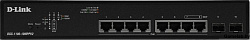 Коммутатор D-Link DGS-1100-10MPPV2/A 8G 2SFP 8PoE+ настраиваемый