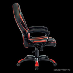 Кресло игровое A4Tech Bloody GC-250 черный/красный эко.кожа/ткань крестов.