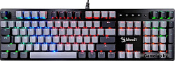 Клавиатура A4Tech Bloody B828N механическая черный/серый USB for gamer LED