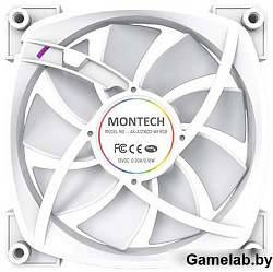 Вентилятор для корпуса Montech AX120 ARGB 120х120x25 белый 4-pin 27дБ (AX120 PWM WHITE) Ret