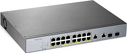 Коммутатор Zyxel GS1350-18HP-EU0101F 16G 16PoE+ 250W управляемый