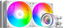 Комплект водяного охлаждения ID-COOLING FX240 INF WHITE LGA1700/1200/115X/AM4/AM5 (4шт/кор,TDP 300W,