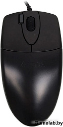 Мышь A4Tech OP-620DS черный оптическая (1000dpi) silent USB (3but)