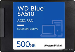 SSD жесткий диск SATA2.5" 500GB BLUE SA510 WDS500G3B0A WDC
