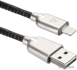 ACD Кабели USB ACD USB кабель ACD-Allure Lightning ; USB-A Кожа, 1м, черный (ACD-U926-P5B)