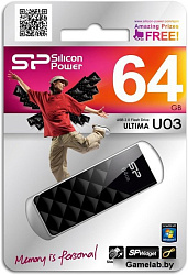 Silicon-Power Ultima U03 Black 64GB (SP064GBUF2U03V1K)