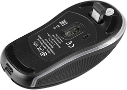 Мышь Оклик 976GW черный оптическая (3200dpi) беспроводная USB (6but)