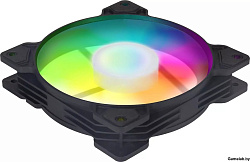 Вентилятор GMNG GG-CF120ARGB1-PWMBK ARGB 120x120x25mm черный 4-pin 20-28dB 130gr Ret