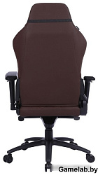 Кресло игровое Cactus CS-CHR-0112BR коричневый эко.кожа с подголов. крестов. сталь