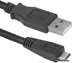 Сетевой адаптер Defender UPC-11 1xUSB,5V/2.1А,кабель micro-USB