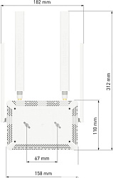 KEENETIC KN-2212 Keenetic Runner 4G Интернет-центр с модемом 4G, Mesh Wi-Fi N300 и 4-портовым Smart-