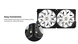 ALSEYE Вентилятор в корпус ALSEYE COOLING FAN i12B black Dimensions: 120 x 120 x 25mm Voltage: DC 12