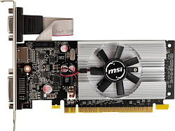 Видеокарта MSI PCI-E N210-1GD3/LP NVIDIA GeForce 210 1024Mb 64 DDR3 460/800 DVIx1/CRTx1 Ret