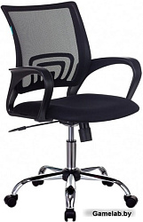 Кресло Бюрократ CH-695NSL черный TW-01 сиденье черный TW-11 крестовина металл хром