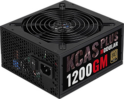 Блок питания Aerocool ATX 1200W KCAS PLUS 1200GM V2 (24+8+4+4pin) APFC 140mm fan 10xSATA Cab Manag R