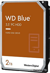 Жесткий диск WD Original SATA-III 2Tb WD20EZBX Blue (7200rpm) 256Mb 3.5"
