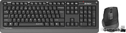 Клавиатура + мышь A4Tech Fstyler FGS1035Q клав:черный/серый мышь:черный/серый USB беспроводная Multi