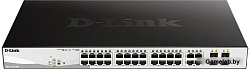Коммутатор D-Link DGS-1210-28P/FL1A 24G 4SFP настраиваемый