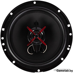 Колонки автомобильные Kicx ST 165 140Вт 92дБ 4Ом 16.5см (6 1/2дюйм) (ком.:2кол.) коаксиальные трехпо