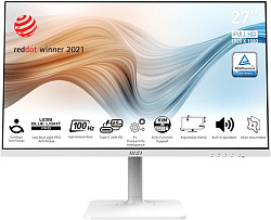 Монитор MSI 27" Modern MD272XPW белый IPS LED 1ms 16:9 HDMI M/M матовая HAS Piv 300cd 178гр/178гр 19