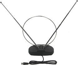 Антенна телевизионная Hyundai H-TAI120 7дБ пассивная черный