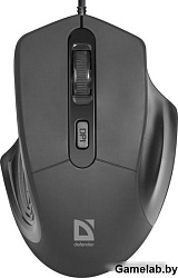 Мышь оптическая Datum MB-347 черный,4 кнопки, USB, 800-1600 dpi DEFENDER