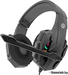 Наушники с микрофоном Оклик HS-L355G черный 1.8м мониторные оголовье (1939807)