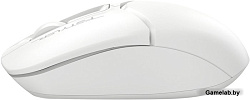 Мышь A4Tech Fstyler FG12S белый оптическая (1200dpi) silent беспроводная USB (3but)