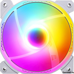 Вентилятор Formula Cosmic 12WH ARPW ARGB 120x120x25mm белый 4-pin 19-26.8dB Ret