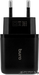 Сетевое зар./устр. Buro BUWH1 15.5W 3.1A 2xUSB универсальное черный (BUWH15S200BK)